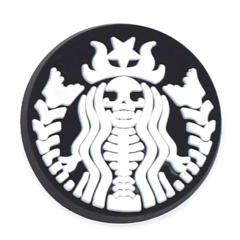 Skelton Brand Badge Logo Shoe Charm