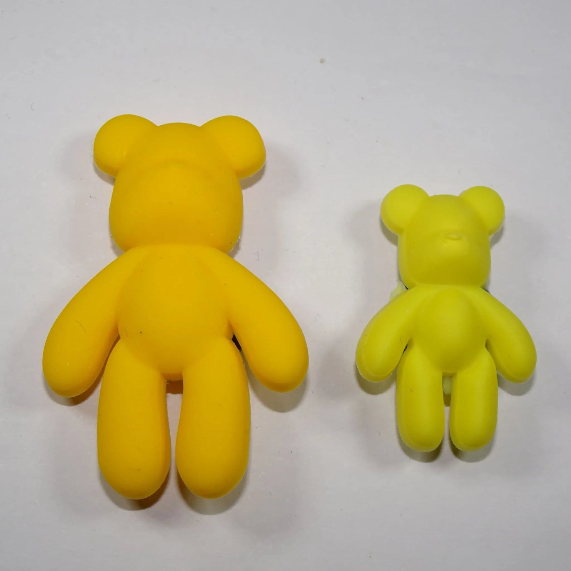 Large Teddy Bear Yellow Shoe Charm