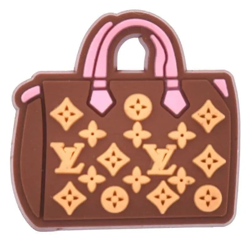 Lv Logo Handbag Shoe Charm