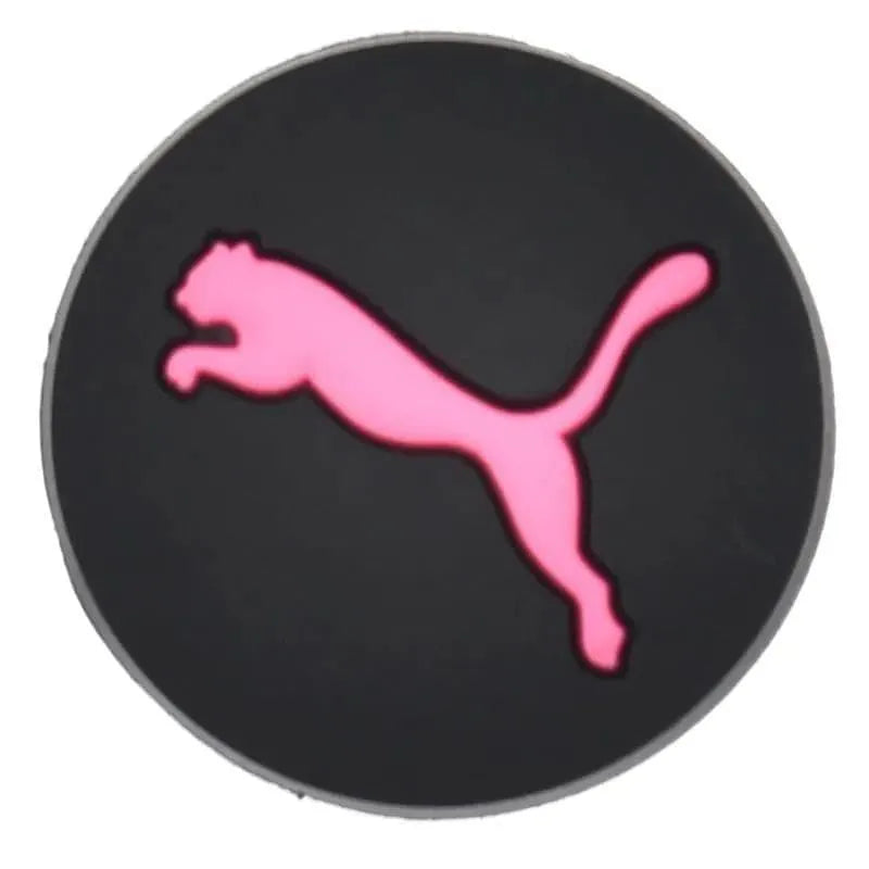 Slazenger Panther Pink On Black Badge Shoe Charm