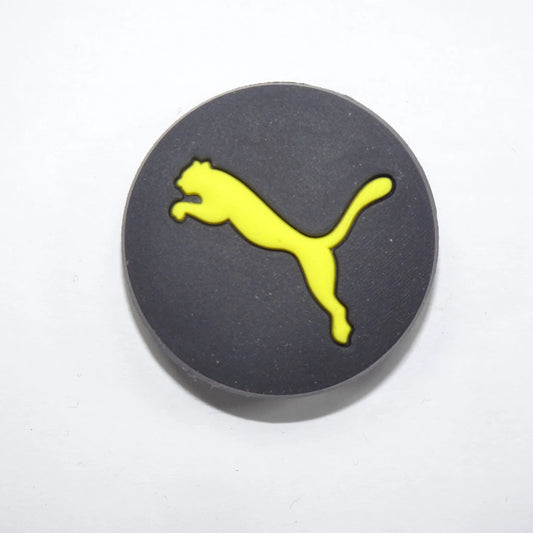 Slazenger Panther Yellow On Black Badge Shoe Charm