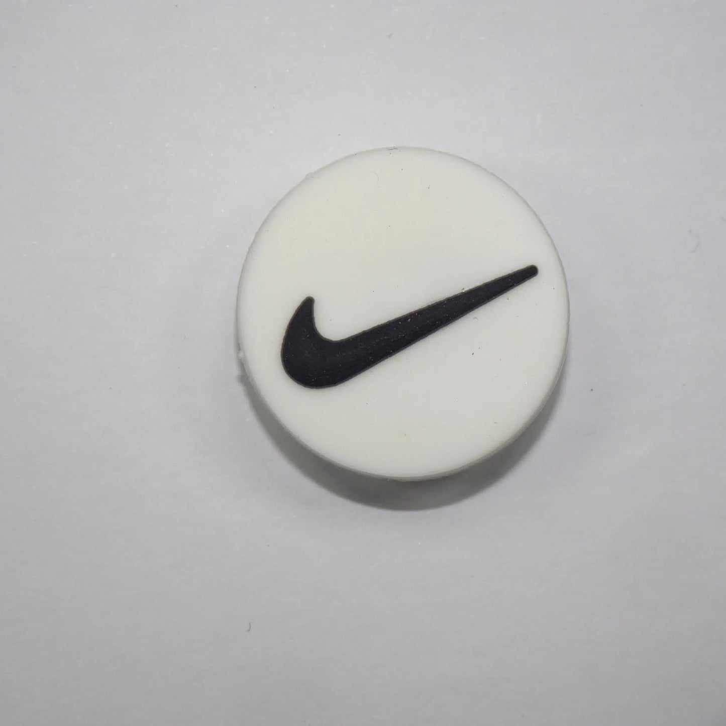 Nike Wing Black On White Small Badge Shoe Charm