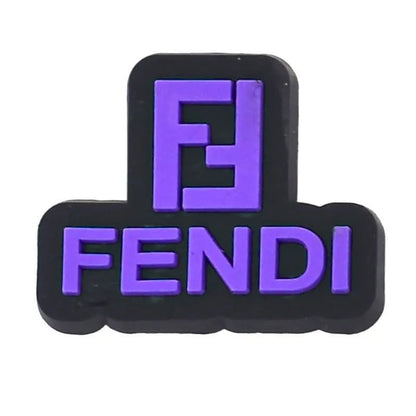 Fendi Stylized Purple Shoe Charm