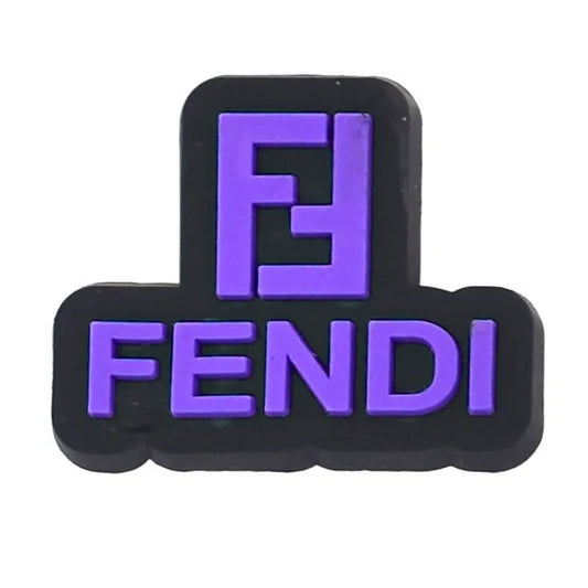 Fendi Stylized Purple Shoe Charm