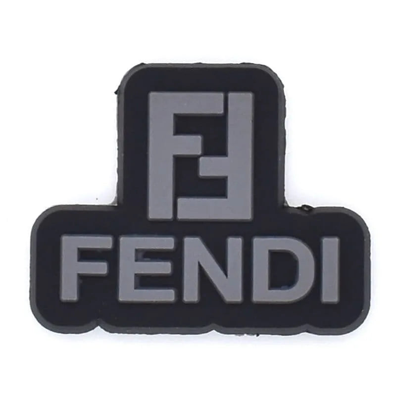 Fendi Stylized Grey Shoe Charm