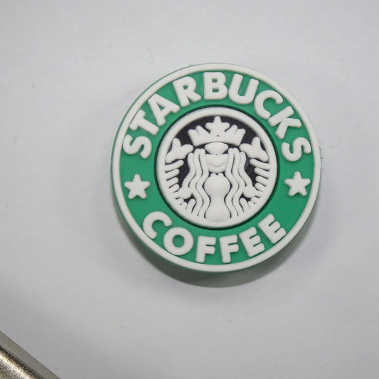 Starbucks Coffee Green Badge Shoe Charm
