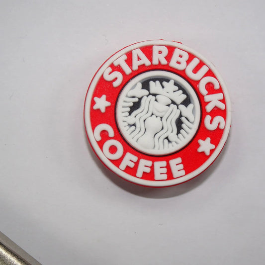 Starbucks Coffee Red Badge Shoe Charm