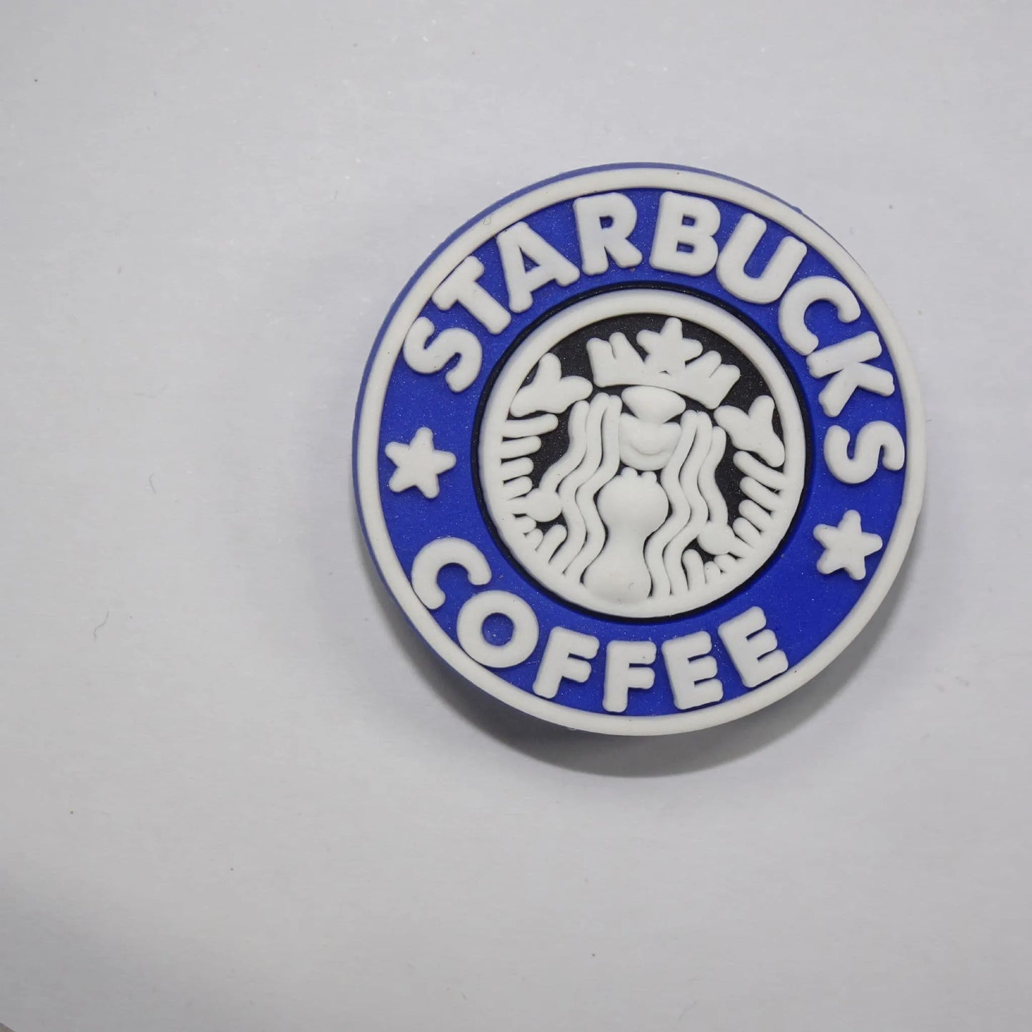 Starbucks Coffee Blue Badge Shoe Charm