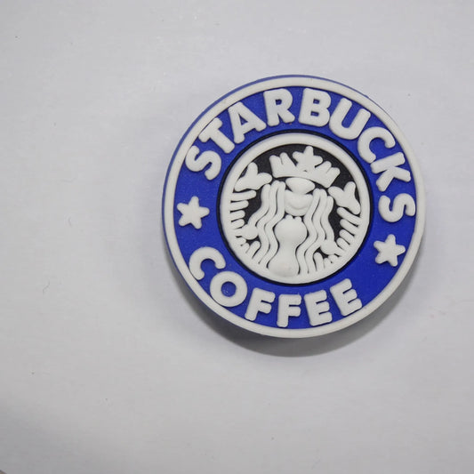 Starbucks Coffee Blue Badge Shoe Charm