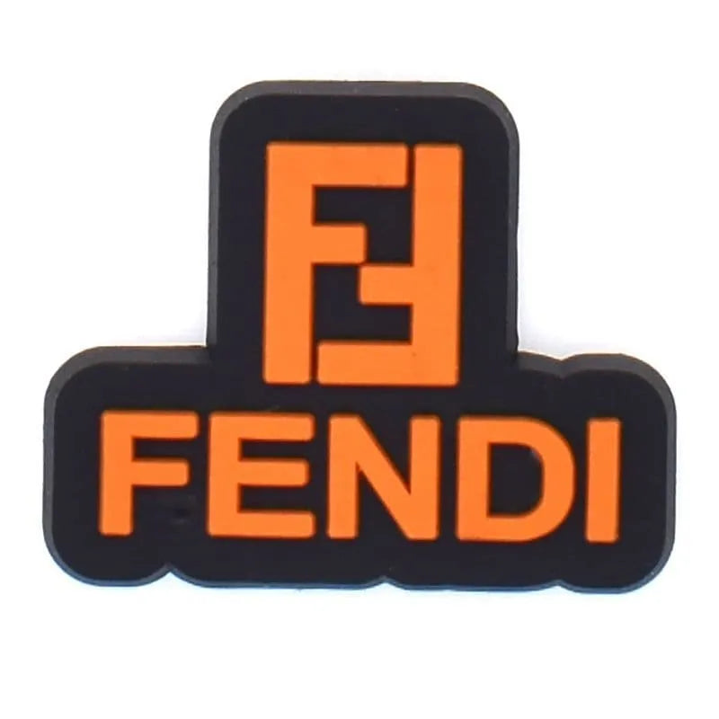 Fendi Stylized Orange Shoe Charm