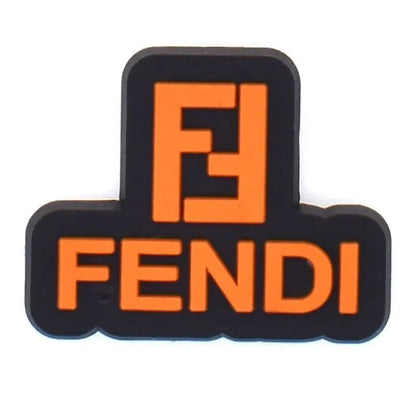 Fendi Stylized Orange Shoe Charm