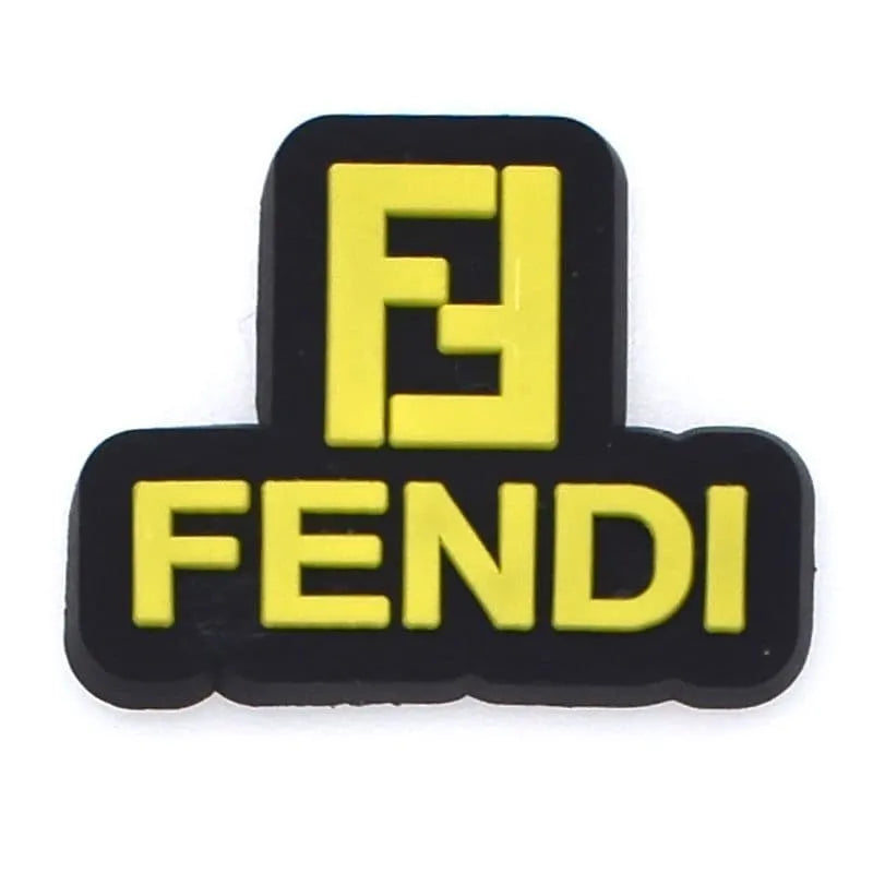 Fendi Stylized Yellow Shoe Charm