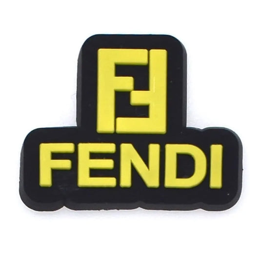 Fendi Stylized Yellow Shoe Charm