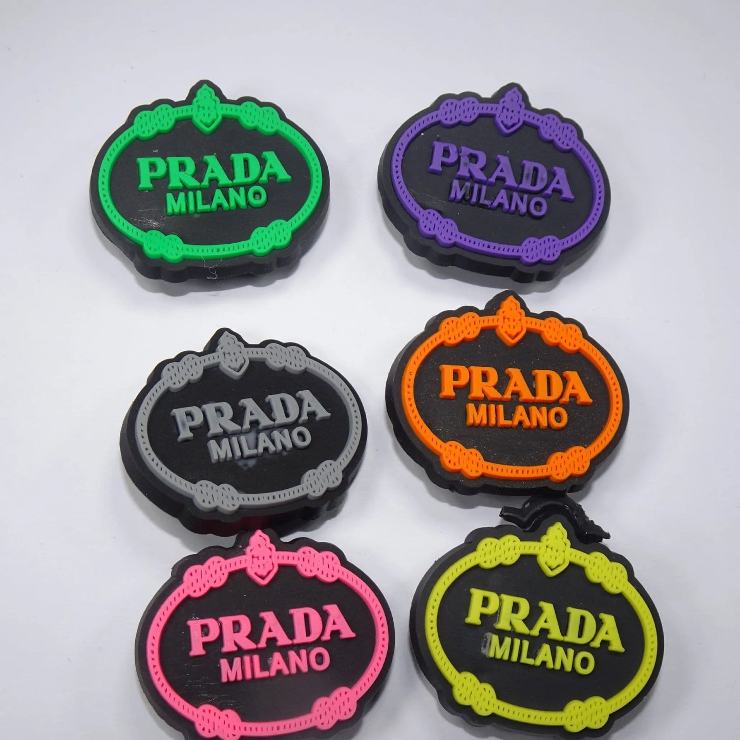 Prada 6 Colours Prada Shield Shoe Charm