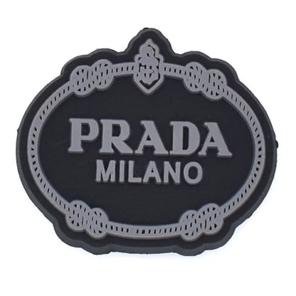 Prada Shield Grey Shoe Charm