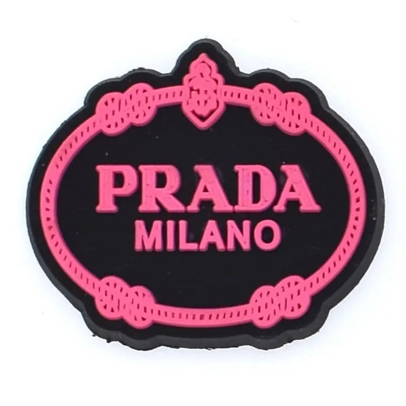 Prada Shield Pink Shoe Charm