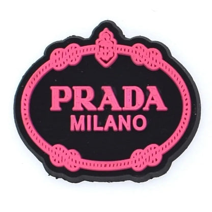 Prada Shield Pink Shoe Charm