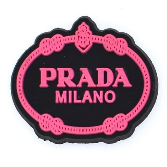 Prada Shield Pink Shoe Charm