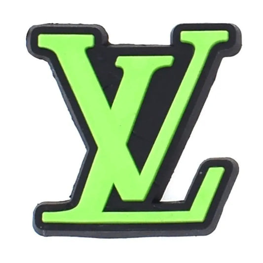 Lv Louis Vuitton French Luxury Stylized Green Shoe Charm