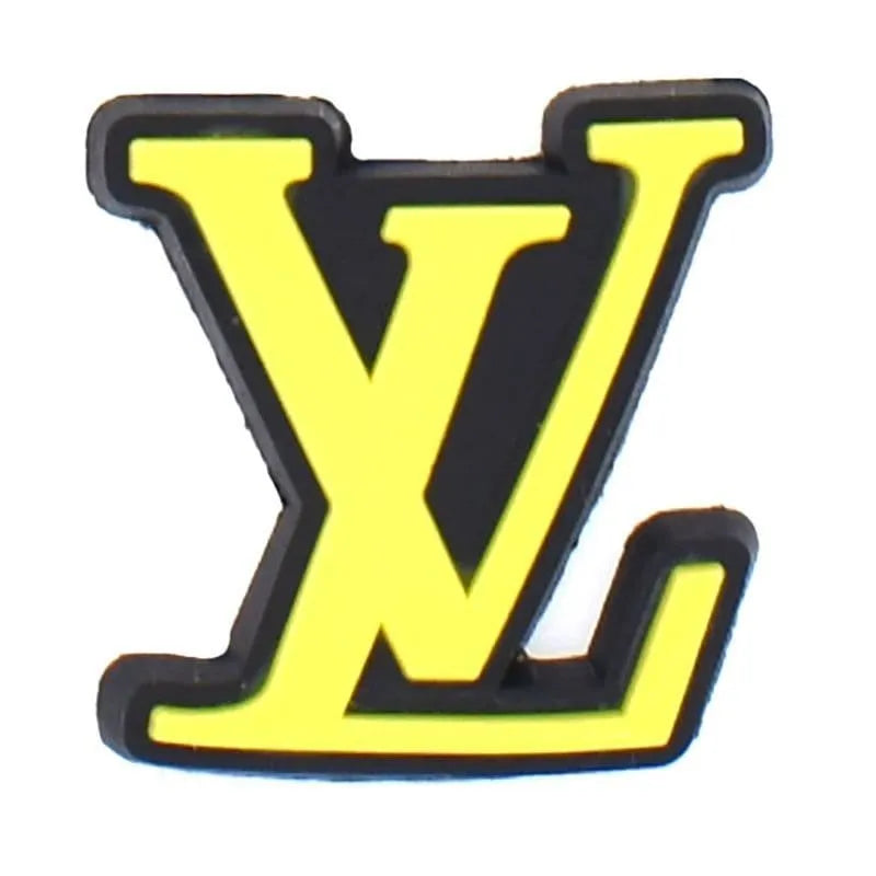 Lv Louis Vuitton French Luxury Stylized Yellow Shoe Charm