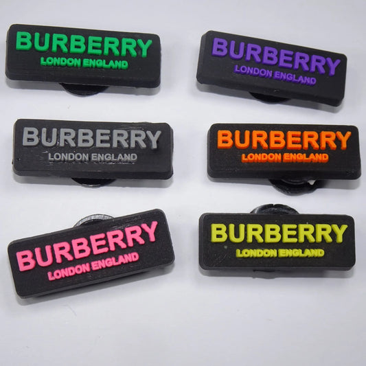 Burberry 6 Colours Burberry Bar Shoe Charm