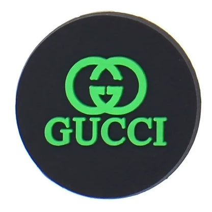 Gucci Round Badge Green Shoe Charm