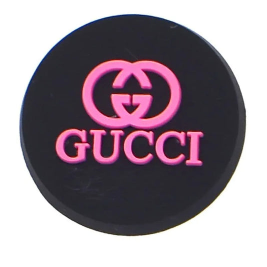 Gucci Round Badge Pink Shoe Charm