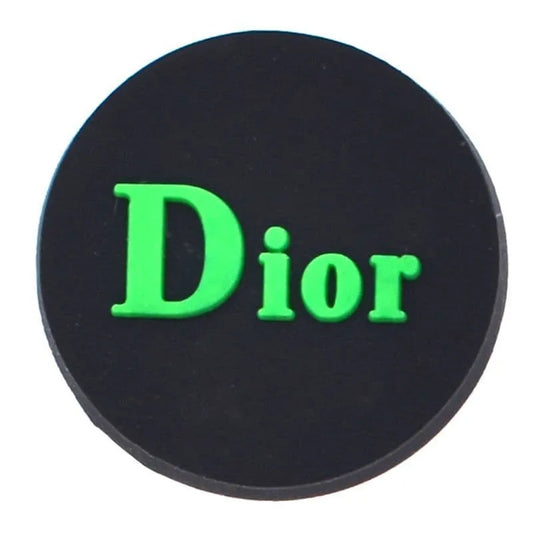 Dior Round Badge Green Shoe Charm