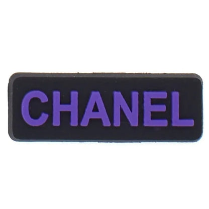 Chanel Purple Bar Shoe Charm