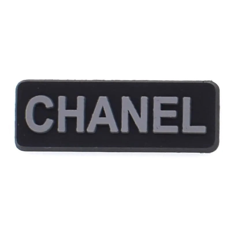 Chanel Grey Bar Shoe Charm