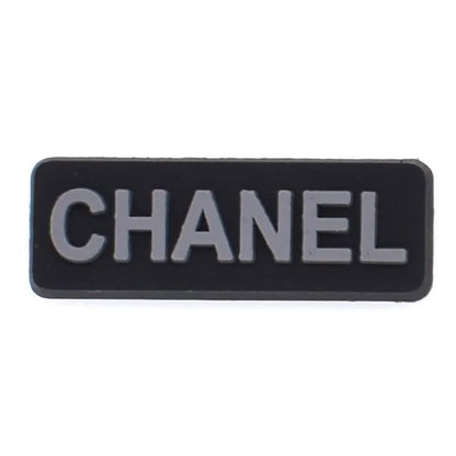 Chanel Grey Bar Shoe Charm