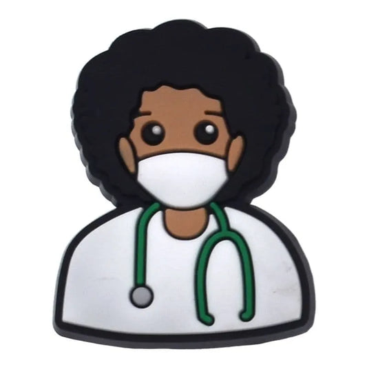 Consultant With Stethoscope Shoe Charm