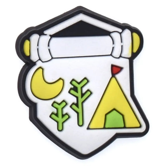 Camping Shoe Charm