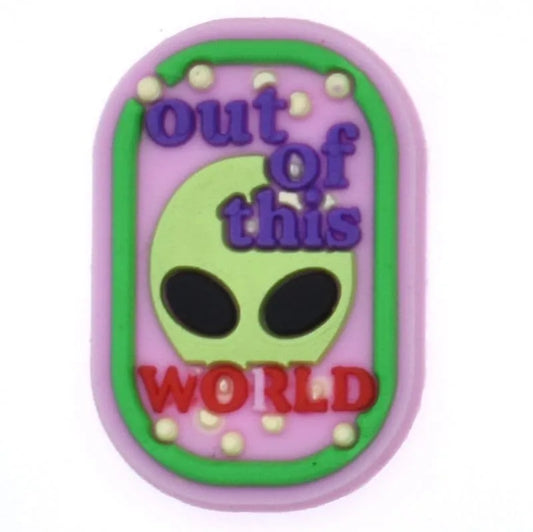 Out Of This World Sign Shoe Charm