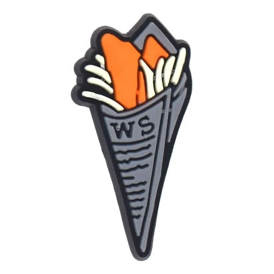 Cone Of Fries Shoe Charm
