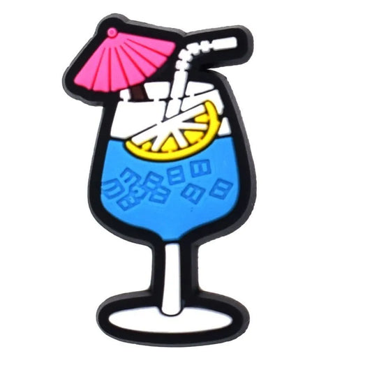 Summer Cocktail Shoe Charm