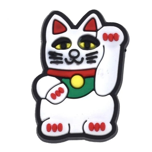 Chinese Waving Cat Shoe Charm