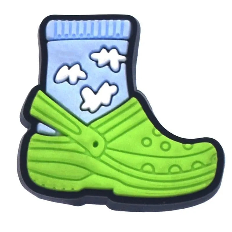 Green Croc Shoe Shoe Charm