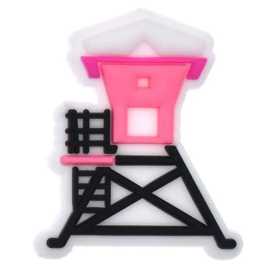 Lifeguard Hut Shoe Charm