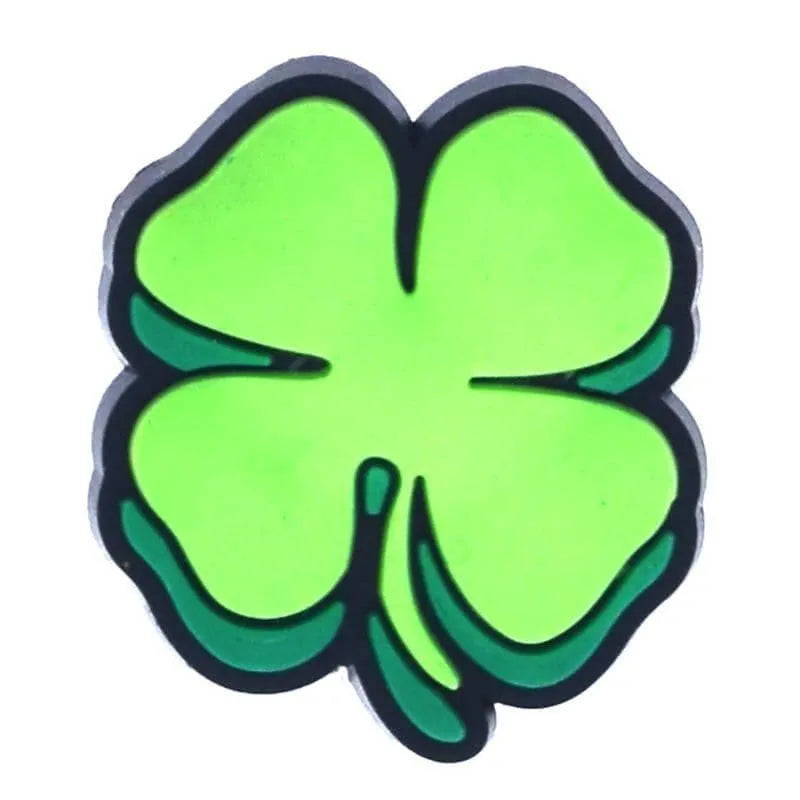 Four Leaf Clover Shoe Charm