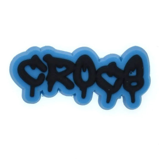 Blue Crocs Sign Shoe Charm