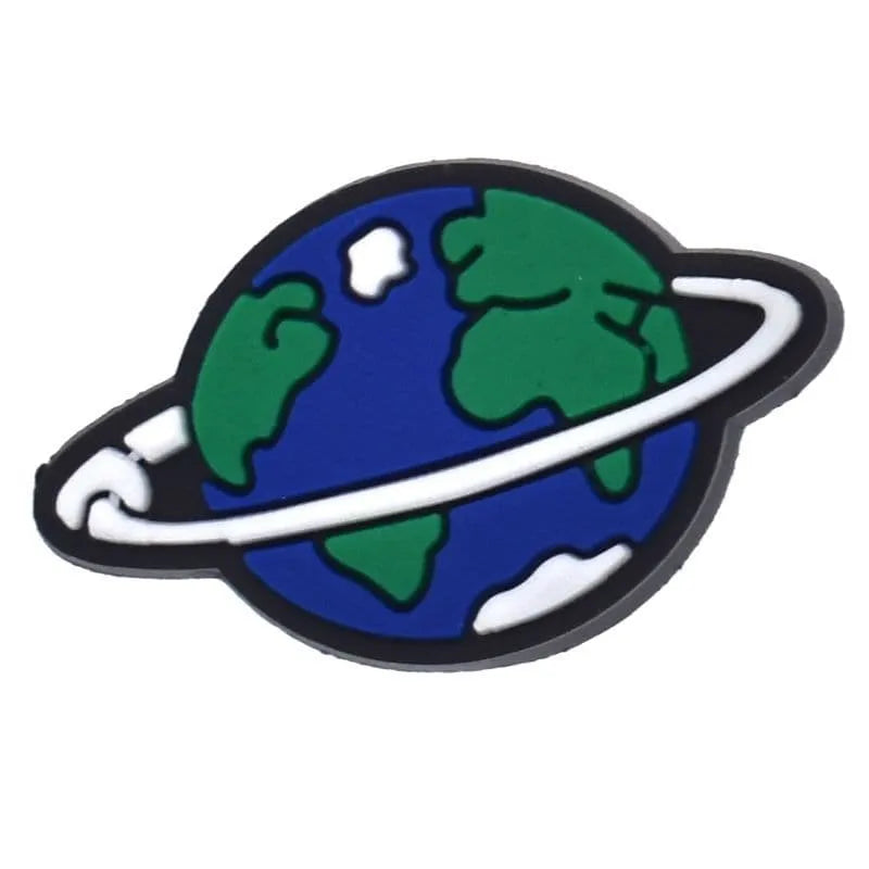 Earth Orbit Shoe Charm