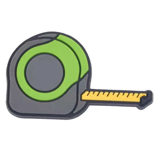 Retractable Tape Measure Shoe Charm