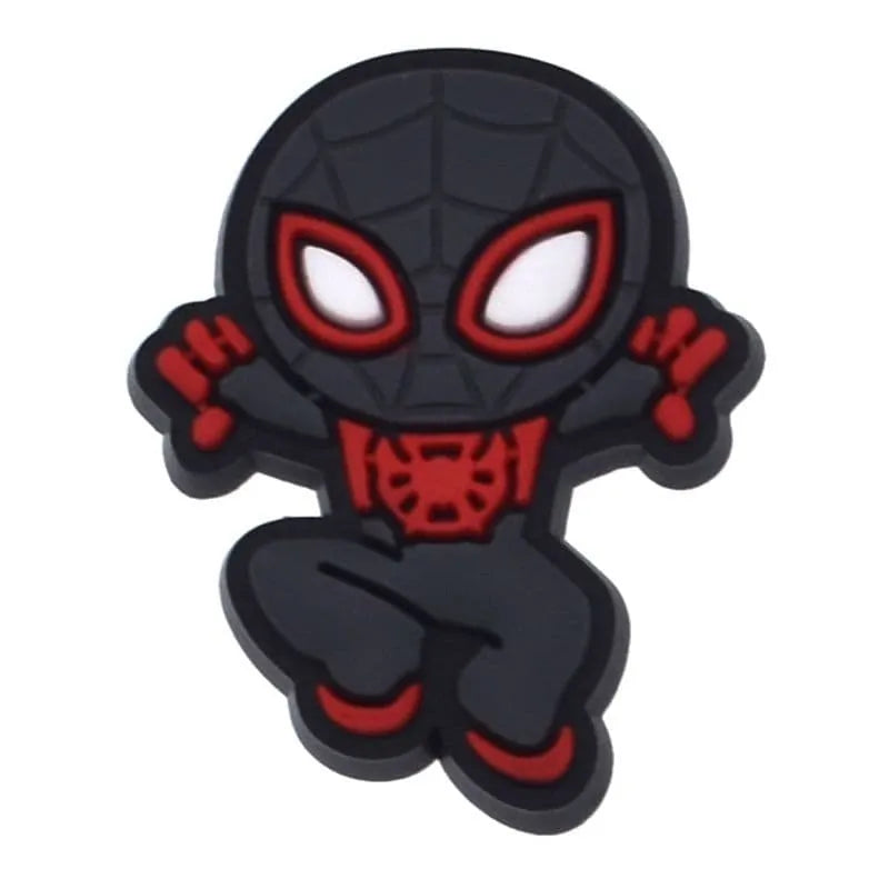 Spiderman Black Shoe Charm
