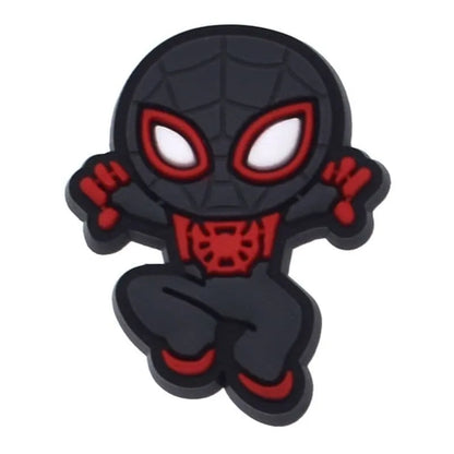 Spiderman Black Shoe Charm