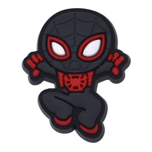 Spiderman Black Shoe Charm