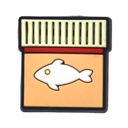 Fish Badge Shoe Charm