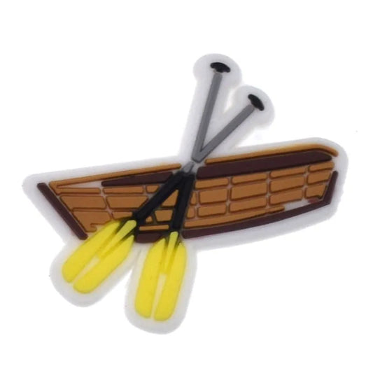 Fishing Dinghy Shoe Charm