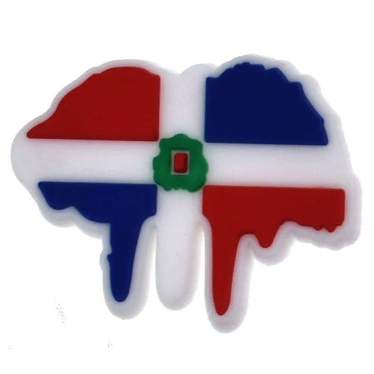 Flag Butterfly Flying Red/White/Blue Shoe Charm
