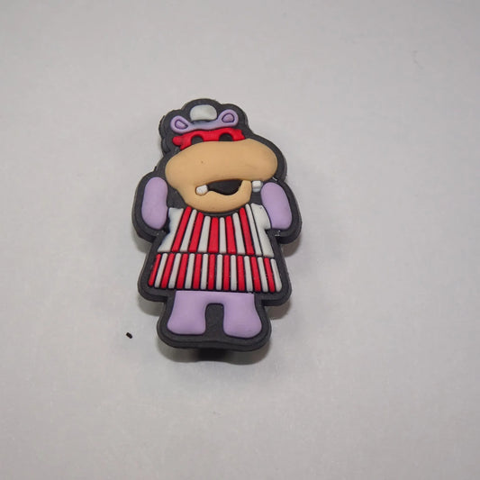 Hallie Hippo Shoe Charm